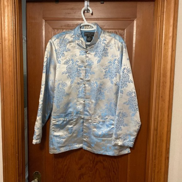 Robert Louis Silk Blend Oriental  Design Jacket XL - Picture 2 of 16